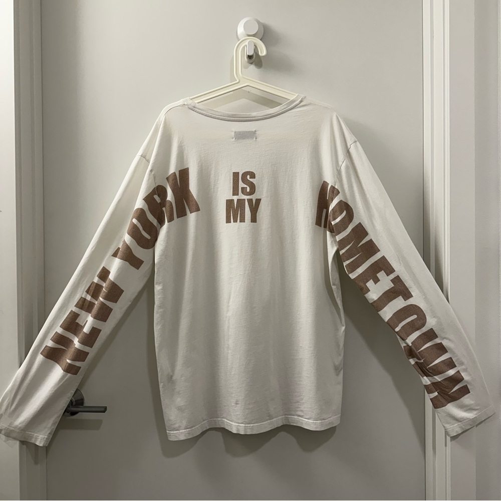 Oversized Faith Connexion NY Longsleeve White Tee